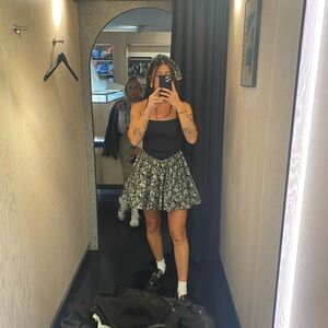 Nuaje Nuaje Bianca Smocked Ballerina Mini Dress | size small